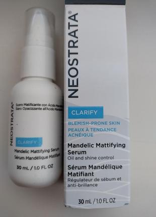 Матирующая сыворотка для сужения расширенных пор neostrata clarify mandelic mattifying serum