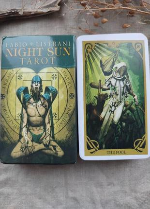 Гадальні карти таро нічного сонця night sun tarot фентезі фентезійна колода карт