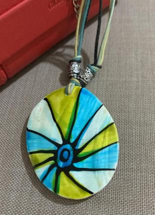 1619/23 подвеска винтаж перламутр