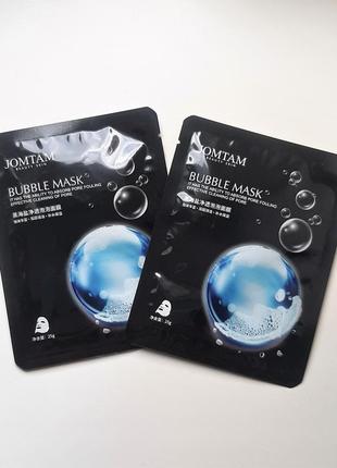 Тканинна очисна бульбашкова маска jomtam pure bubble clean mask