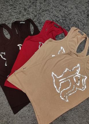 Якісні майки з пайетками