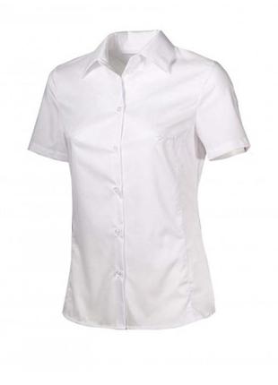 Рубашка john lewis блузка школьная белая с коротким рукавом6 фото
