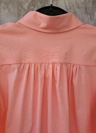 Женская рубашка с длинным рукавом, оверсайз, 44/48р. см.замеры5 фото