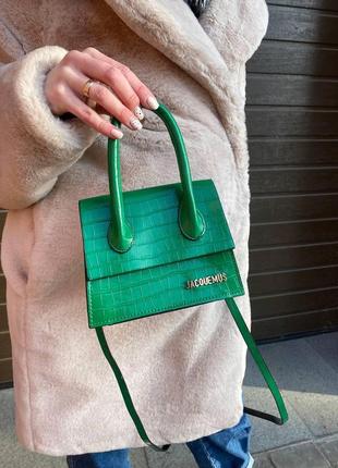 Мини сумочка jacquemus green8 фото