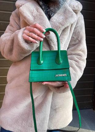 Мини сумочка jacquemus green5 фото