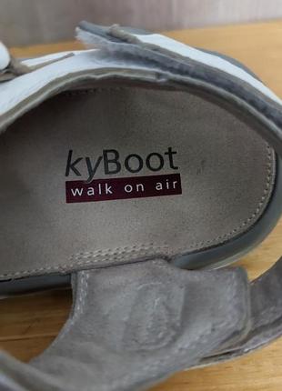 Kyboot - швейцарские кожаные ортопедические босоножки сандалии9 фото