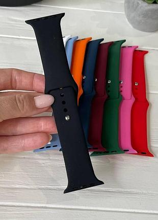 Ремінець для apple watch силіконовий спортивний 42mm/44mm/45mm розмір l