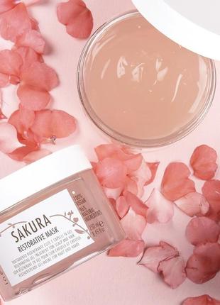 Восстанавливающая маска inebrya sakura restorative Intense mask