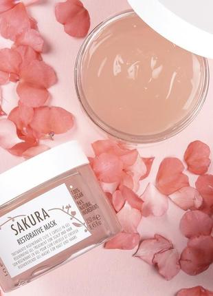 Восстанавливающая маска inebrya sakura restorative mask