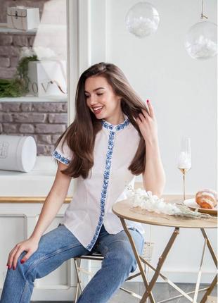 Красивые женские рубашки вышиванки💙💛