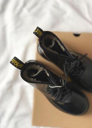 Повністю чорні черевики dr martens black mono /осінь/зима/весна😍7 фото