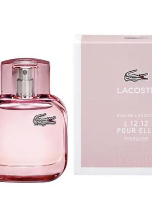 Lacoste eau de lacoste l.12.12 pour elle sparkling туалетна вода 90 ml лакоста л12 пур ель спарклінг жіночі