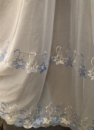 Тюль-нейлон вышитый