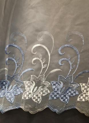 Тюль-нейлон вышитый