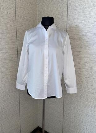 Базовая белоснежная рубашка h&amp;m1 фото