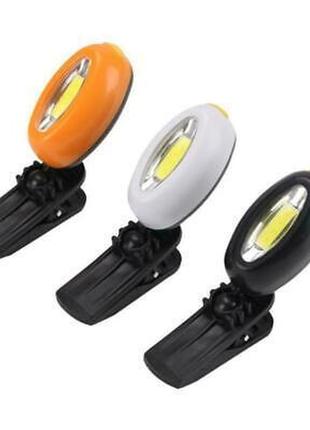 Cob led обертовий на 360 градусів налобний ліхтар на кліпсі cap light hatlight clip-on q1p9