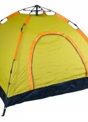 Прочная вместительная палатка автоматическая четырехместная  – 2 x 2 м (best 2)