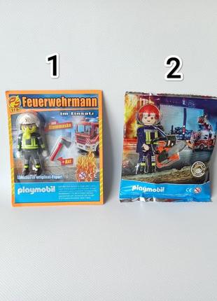 Игровые наборы серия "пожарник".плеймобиль. geobra. playmobil.