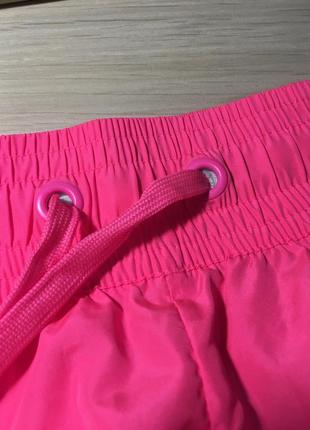 Шорты h&m sports shorts neon pink3 фото