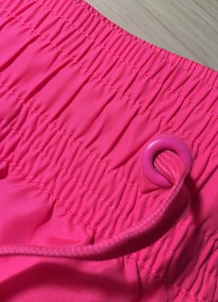 Шорты h&m sports shorts neon pink9 фото