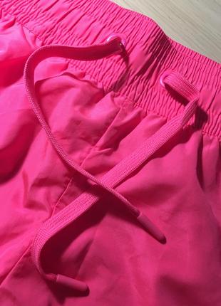Шорты h&m sports shorts neon pink10 фото