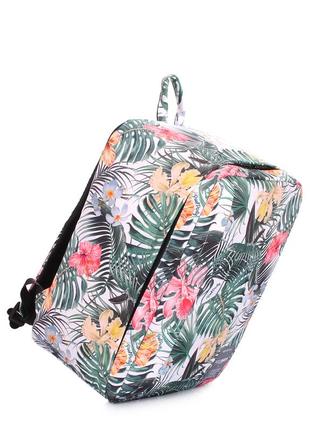 Рюкзак для ручной клади airport 40x30x20см wizz air / мау с тропическим принтом6 фото