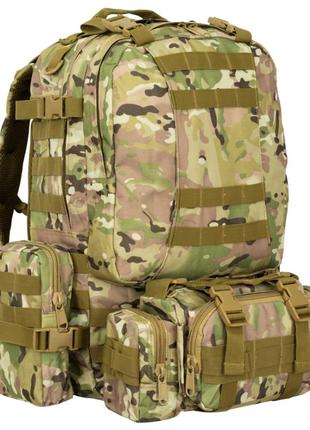 Рюкзак армійський, тактичний, об'єм 55 л. колір мультикам1 фото