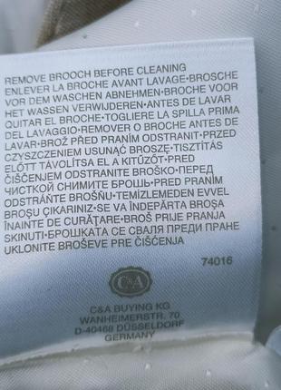 Летний жакет, пиджак из тонкого 100% льна , натурального бежевого цвета,50-52разм, германия.8 фото