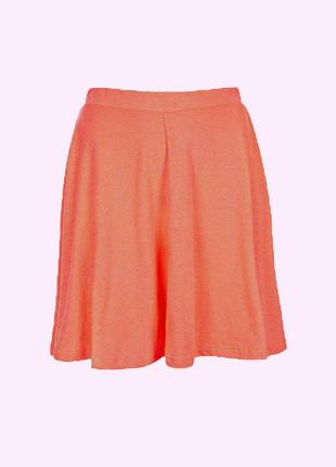 Topshop andie neon skater skirt