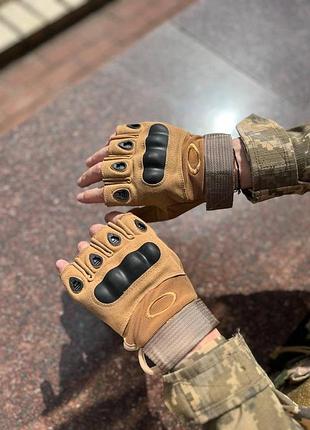 Перчатки короткопалые, военные перчатки без пальцев, перчатки тактические летние, перчатки с