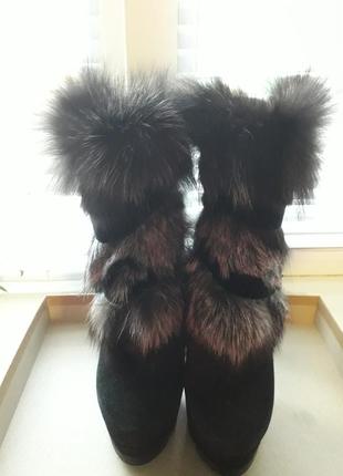 Півчобітки замшеві зимові чобітки бренд l.carvari3 фото