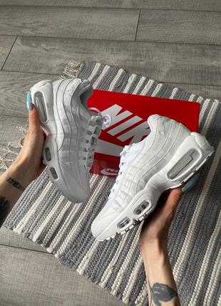 Nike air max 95 recraft triple white