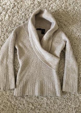 Красивый свитер кофта в составе шерсть victoria secret s