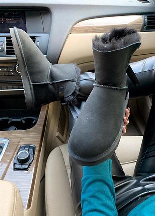 Зимние women s gloves ugg sheepskin embroider glove 20931 chestnut