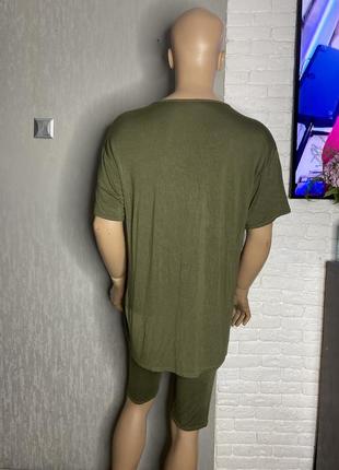 Трикотажная мужская пижама большого размера plus size2 фото