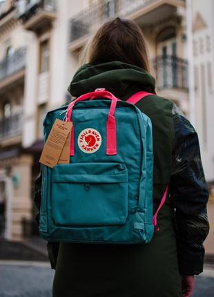 Нереально красивый рюкзак fjallraven kanken в бирюзовом цвете