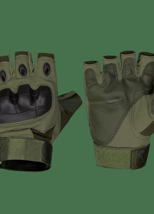 Рукавички тактичні військові армійські рукавиці для військових і мисливців l олива tr-44