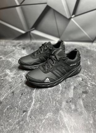 Кросівки чоловічі шкіряні adidas повсякденні літні з натуральної шкіри а-шкіра сер 40 (26см) gl-55