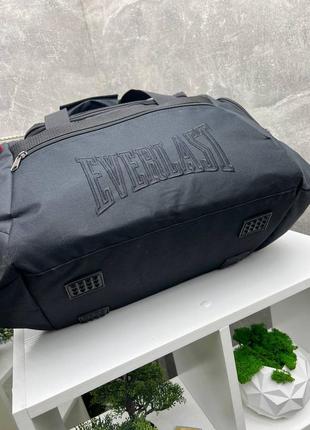Спортивна сумка everlast чорного кольору дорожня сумка сумка для тренувань4 фото