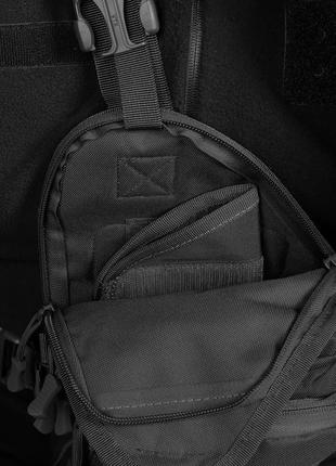 Сумка тактична військова армійська для охорони та військових зсу 6663 чорний tr-44