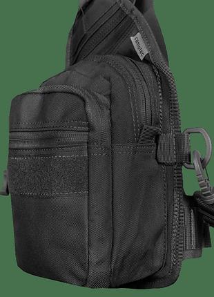 Сумка тактична військова армійська для охорони та військових зсу 6663 чорний tr-44