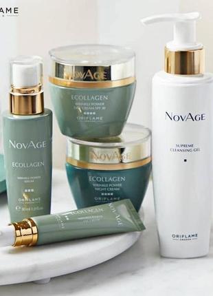 Комплексний догляд проти зморщок novage ecollagen wrinkle power