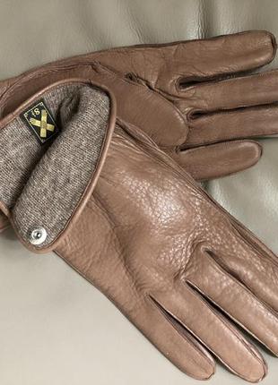 Перчатки мужские кожаные alpa gloves венгрия1 фото