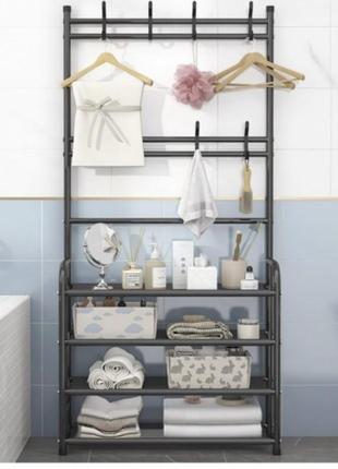 Універсальна вішалка для одягу new simple floor clothes rack size 60x29.5x151 см код 48864