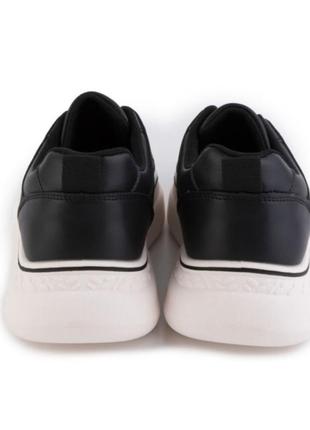 Стильные черные кроссовки на платформе толстой подошве массивные модные кроссы3 фото