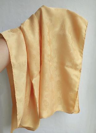Шикарный шелковый платок, 100% шелк шов роуль, франция2 фото