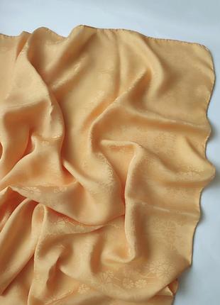 Шикарный шелковый платок, 100% шелк шов роуль, франция5 фото