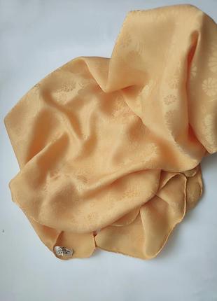 Шикарный шелковый платок, 100% шелк шов роуль, франция6 фото