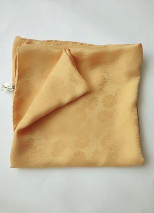 Шикарный шелковый платок, 100% шелк шов роуль, франция9 фото