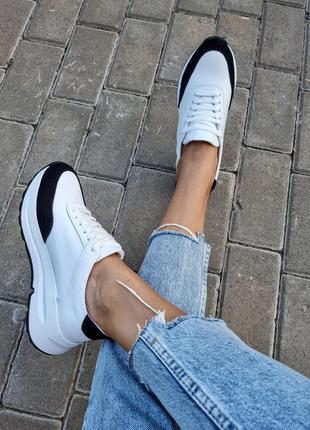 Акция кроссовки из натуральной кожи и замши10 фото